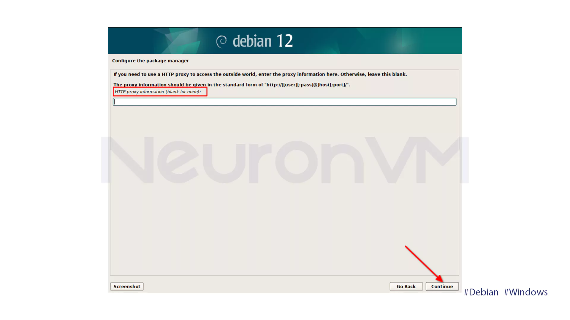 Set Up Proxy Address