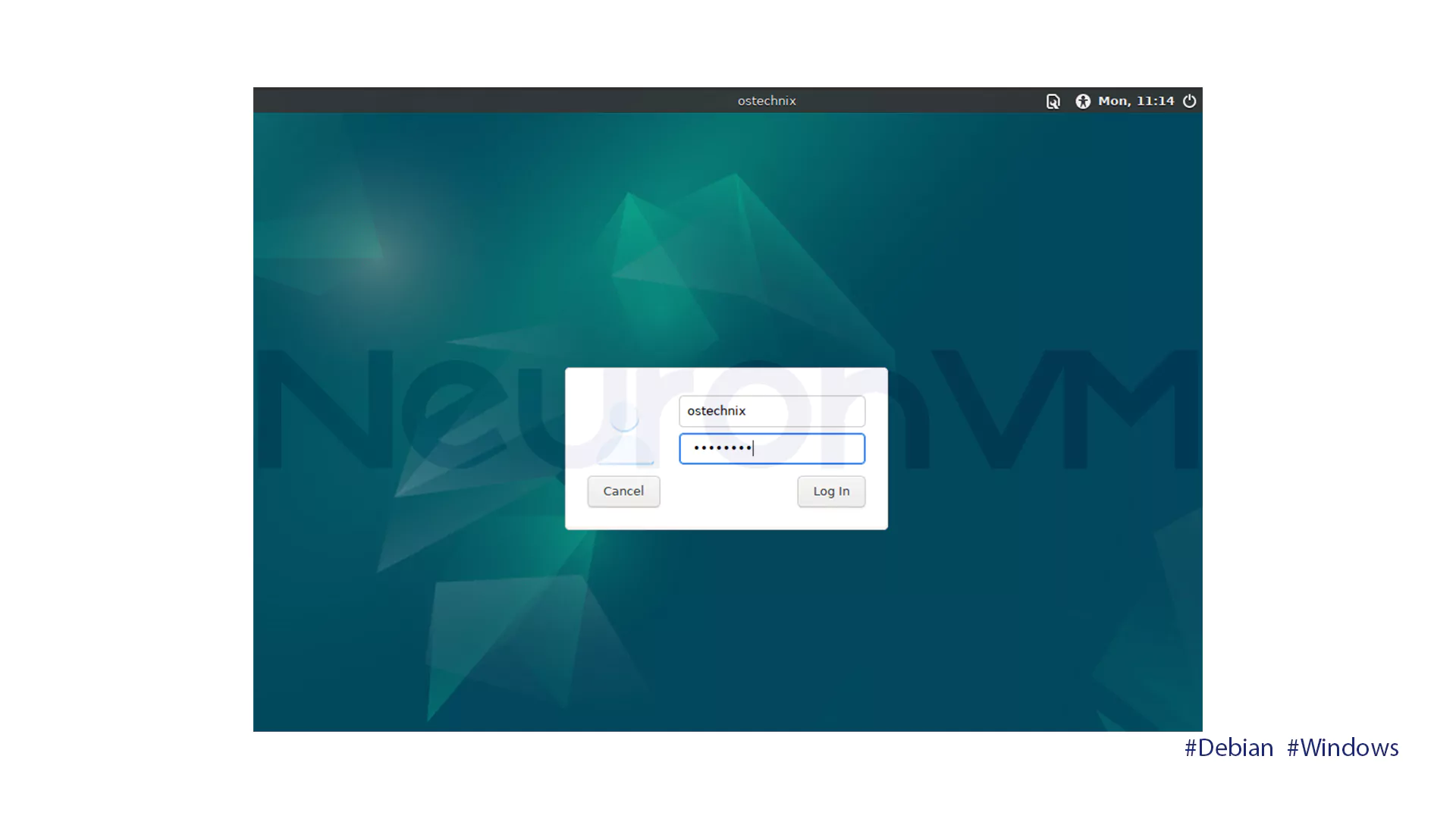 GRUB Dual Boot Menu for Debian and Windows