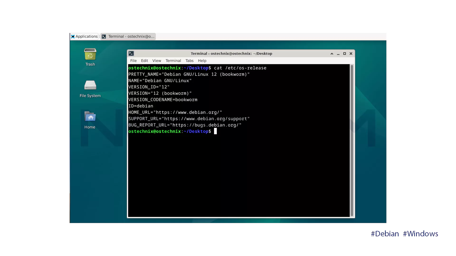 How to Dual Boot Linux and Windows in Debian 12​