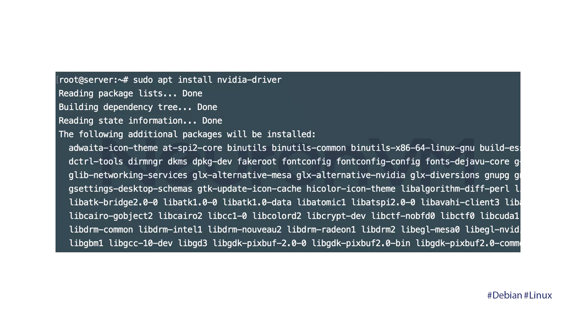 Install Nvidia drivers​ from the Debian Repository - 2