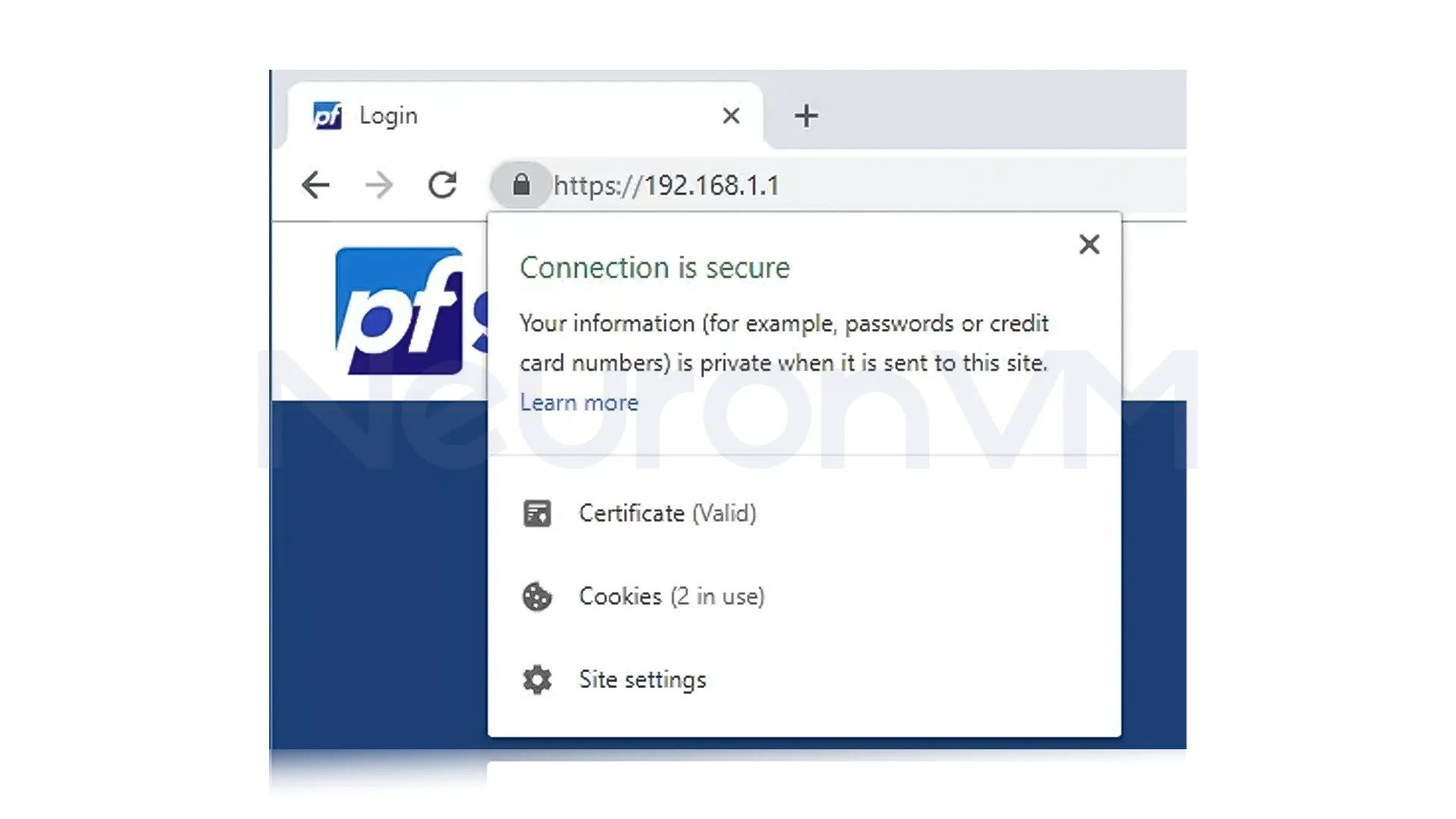 now you can securely access your firewall using either the FQDN or the IP address.