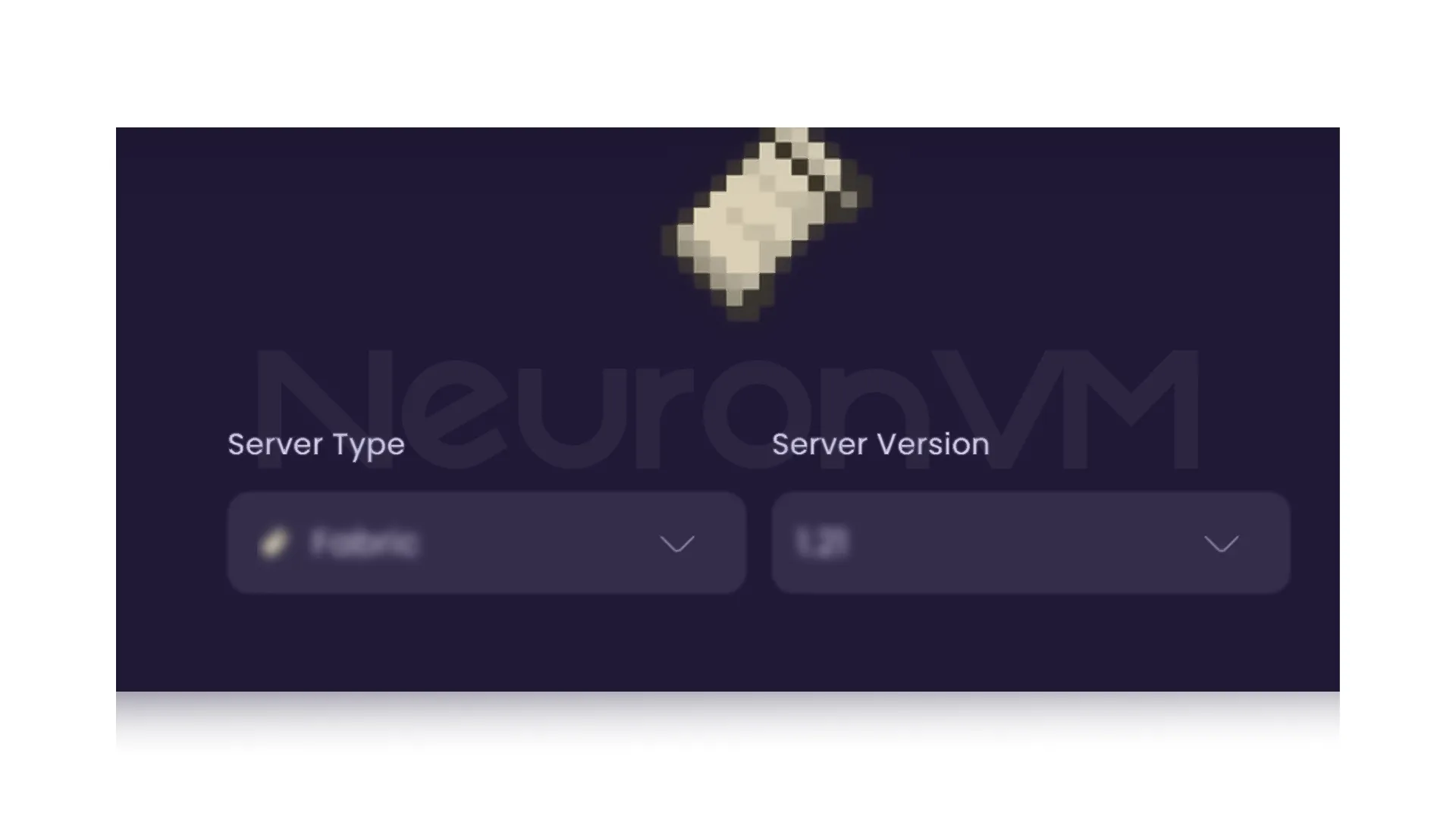 select the Minecraft version and mod loader that fits the mod you want to install