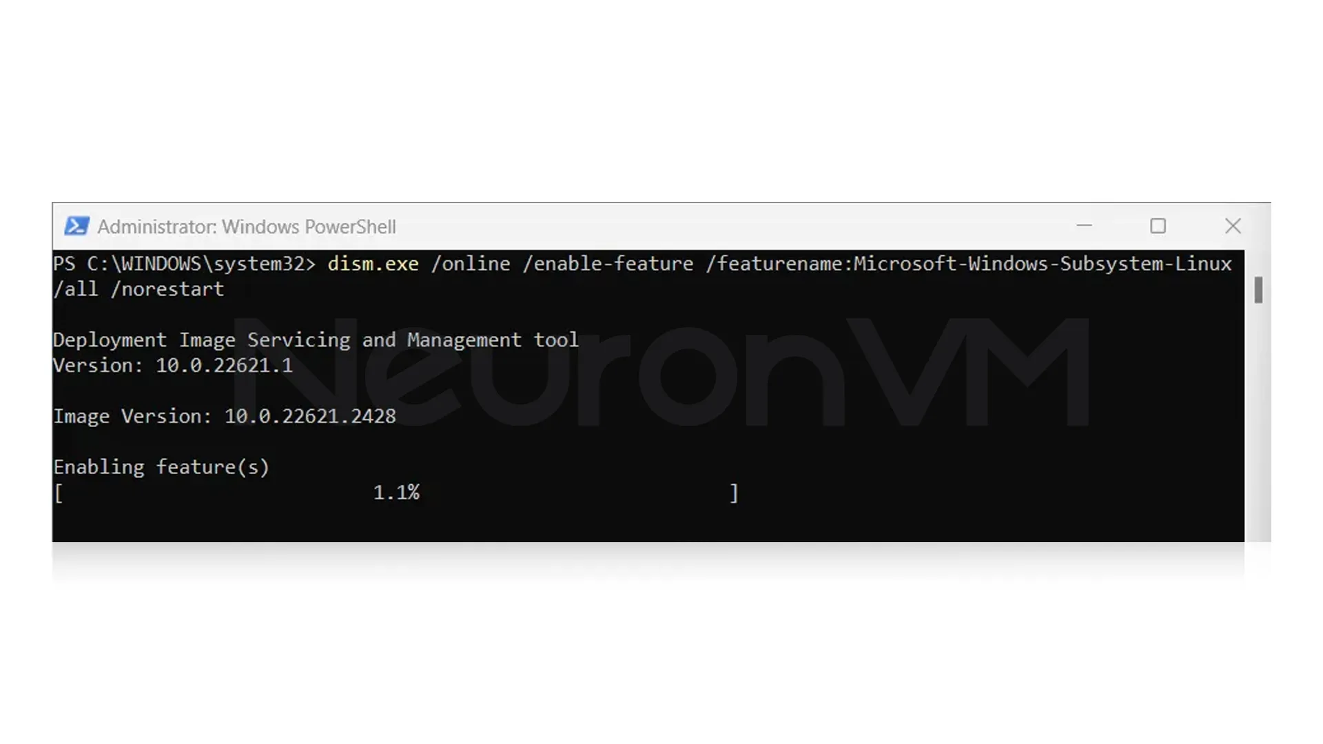 Step 1: Open PowerShell as Administrator & Enable WSL