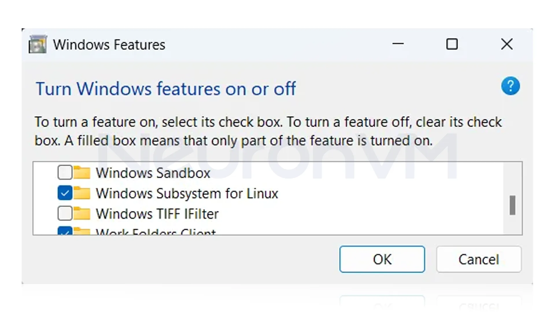 Check if WSL is Installed Correctly
