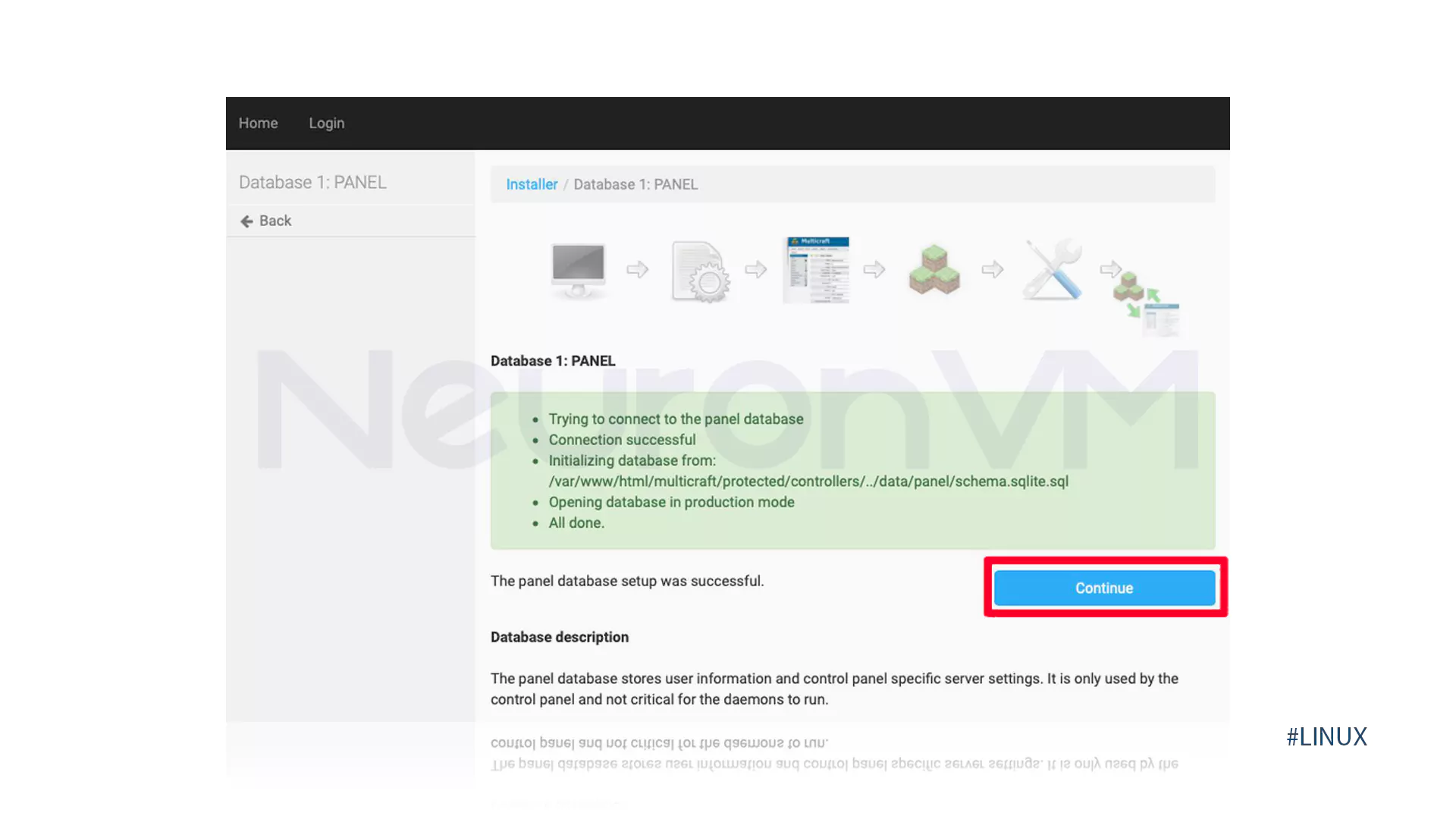 Configure Multicraft on Ubuntu: Step 5