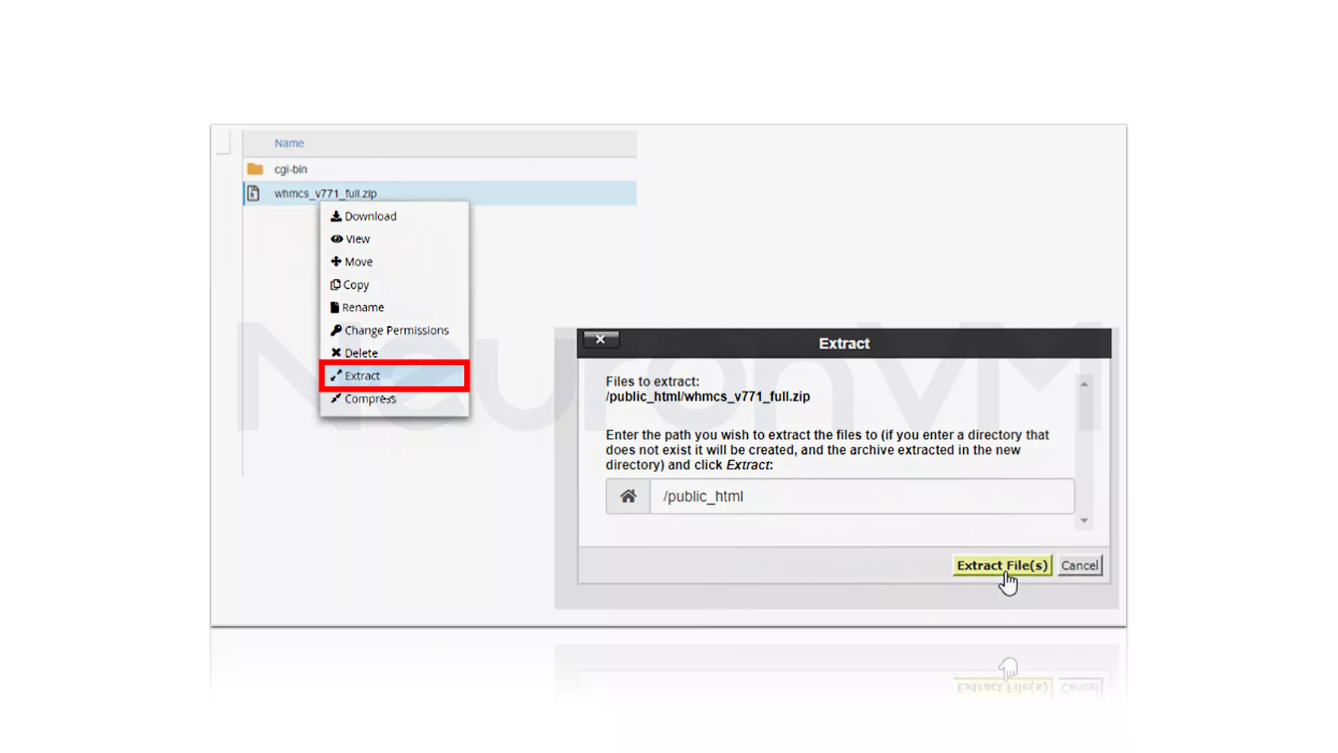 Upload WHMCS on Server: Step 4