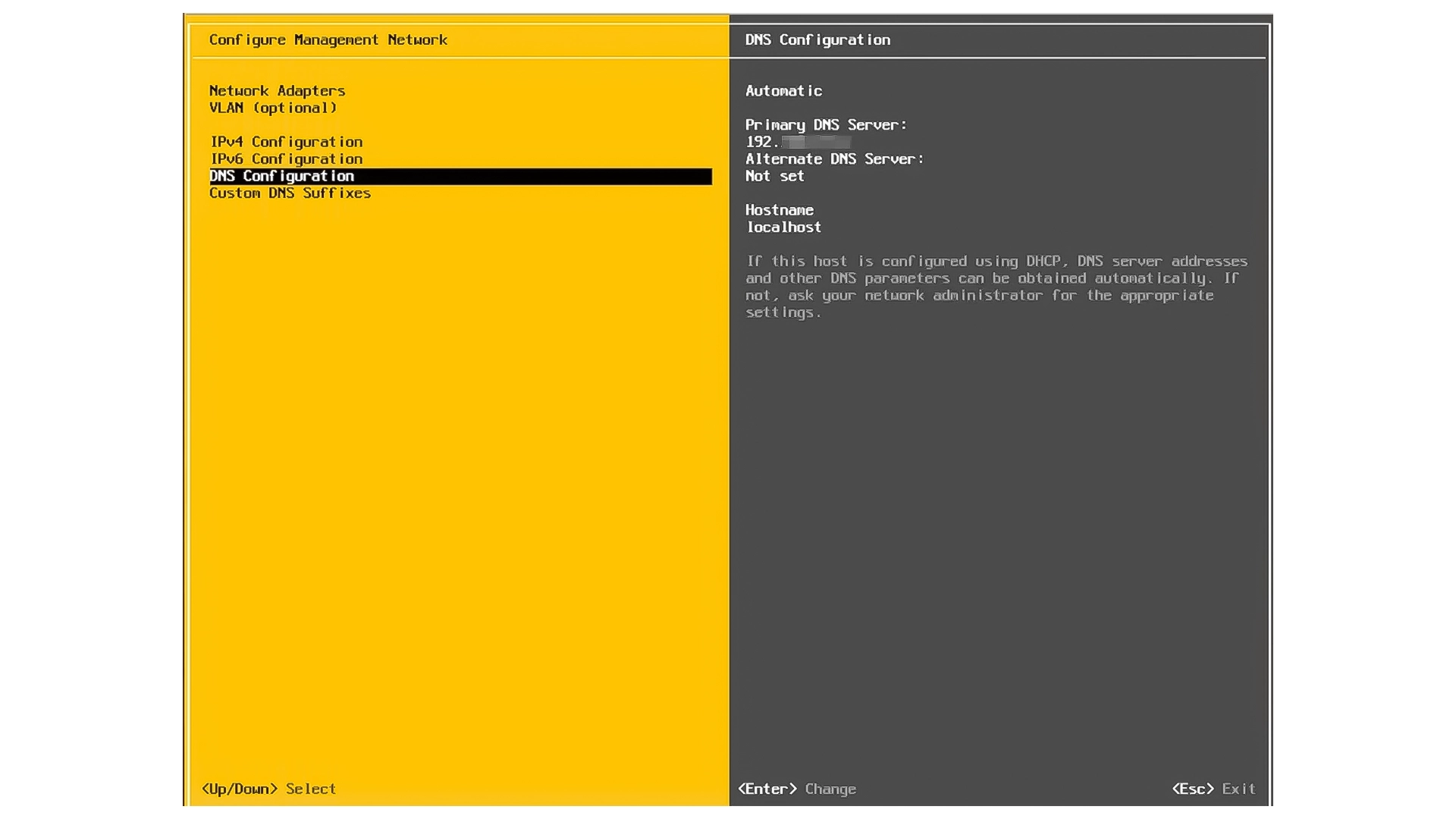 Set the IP address, Subnet, Gateway, and DNS