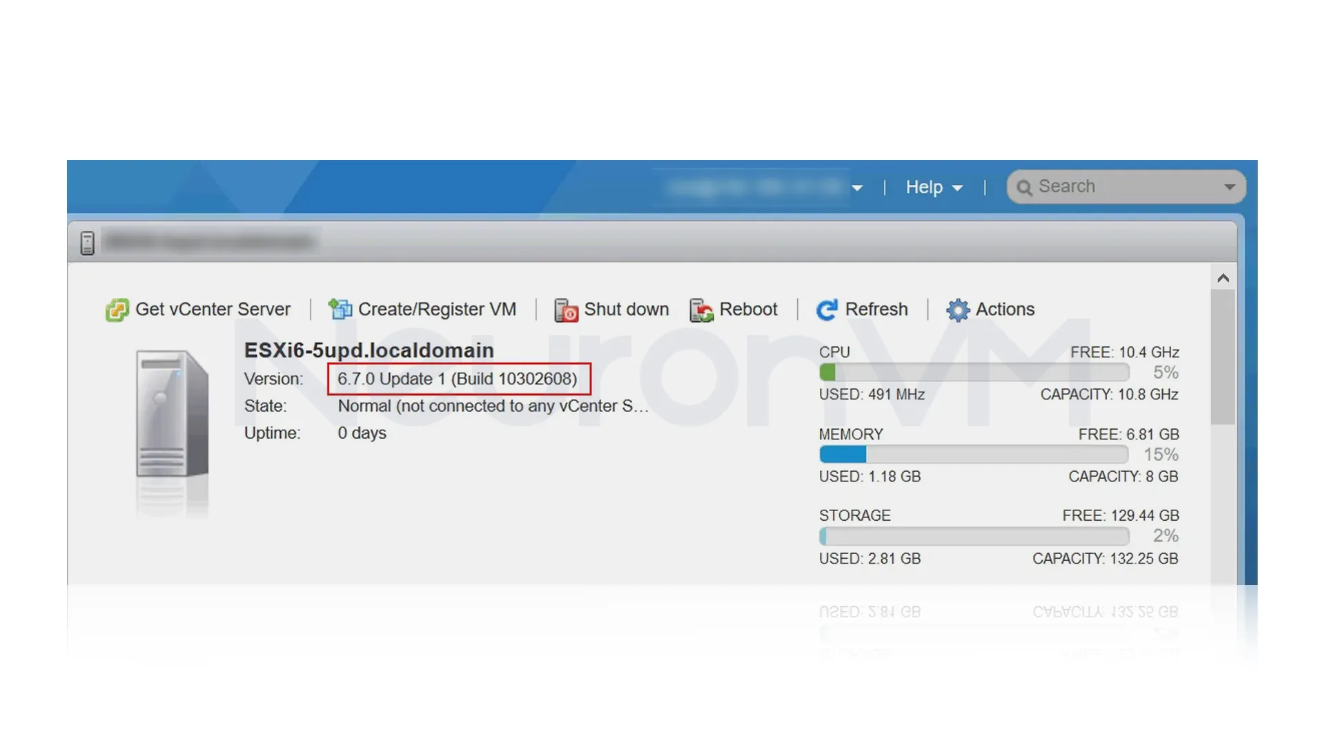 upgrade vmware esxi - upgrade VMware ESXi on Dedicated server