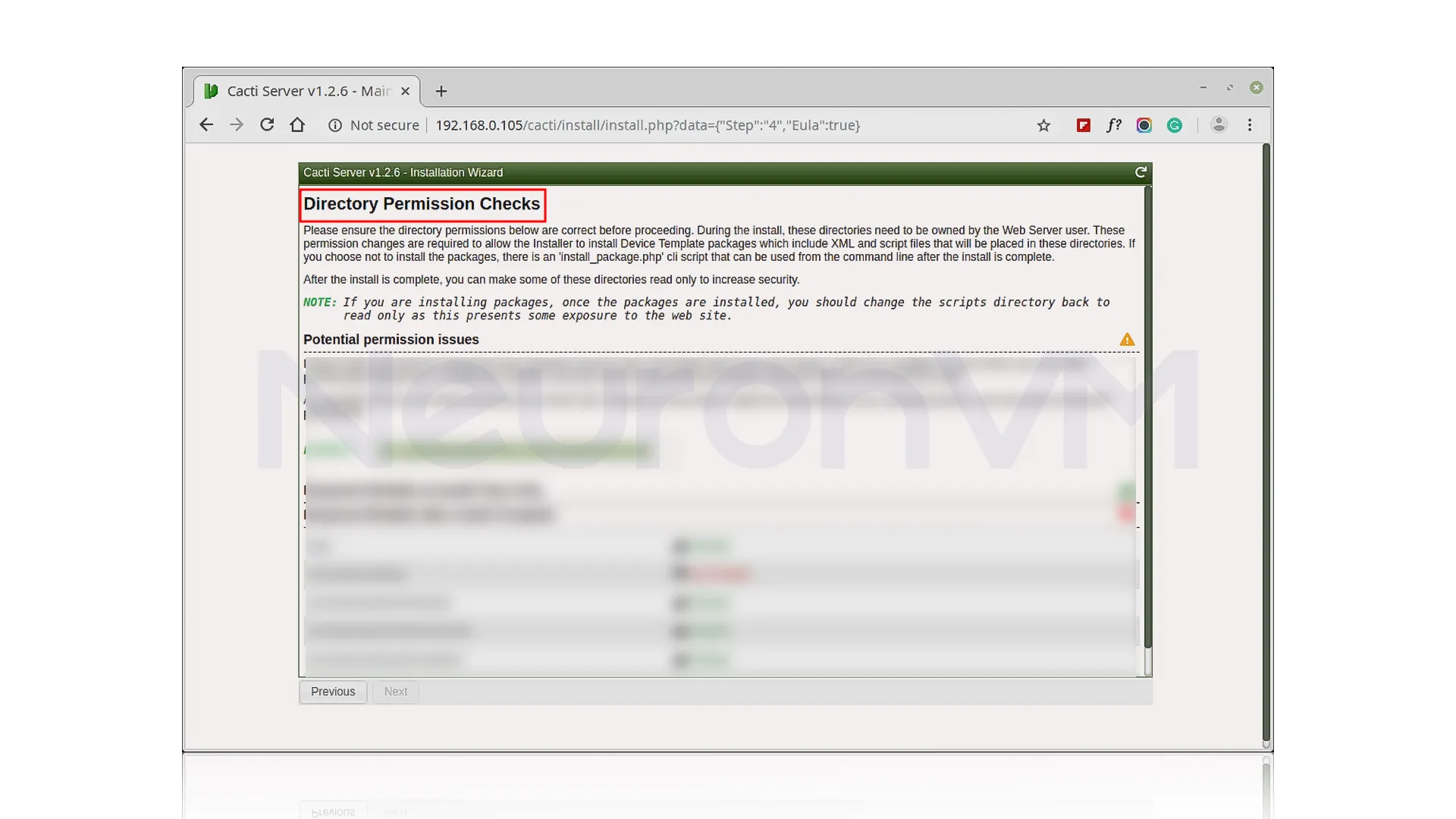 Directory Permission Check