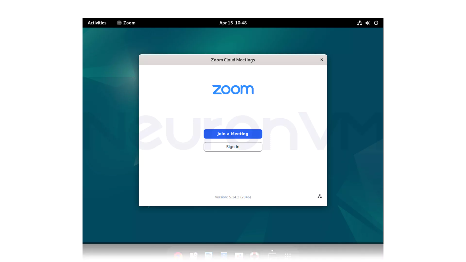 Run the Zoom installation command in the Debian 11.0 terminal to launch the software - Image 2