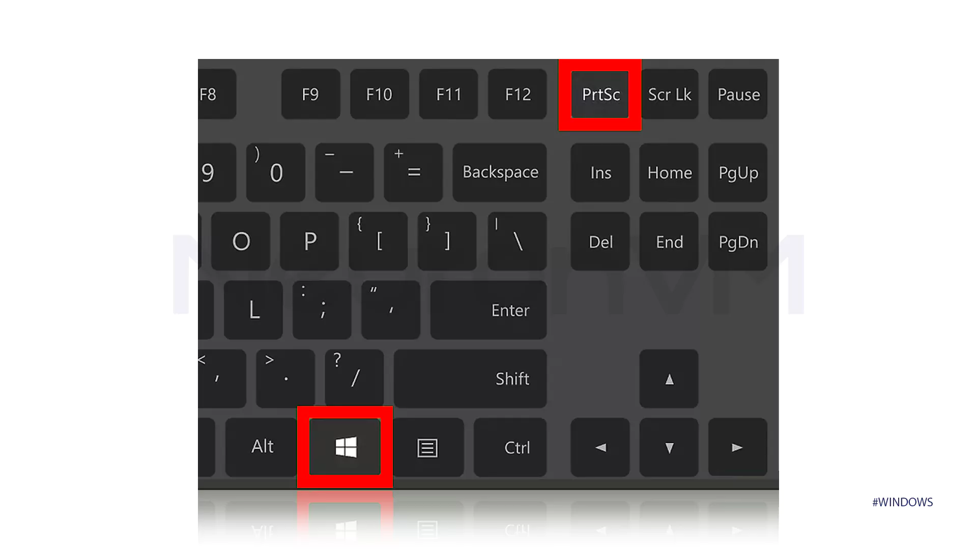 How to take a full-screen screenshot of Windows with keyboard buttons