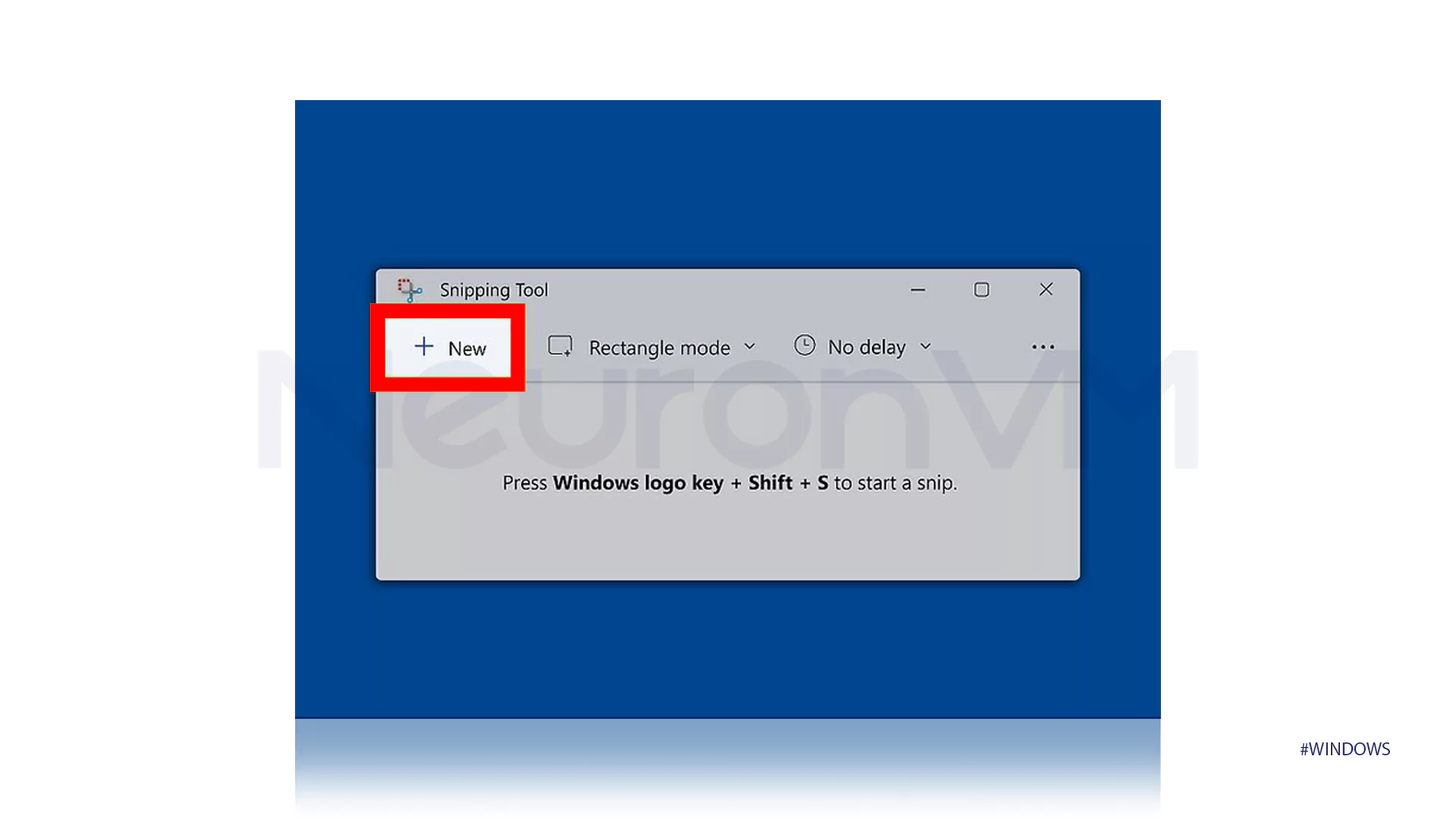 Show How to Use Snipping Tool to Take Screenshots on Windows 11