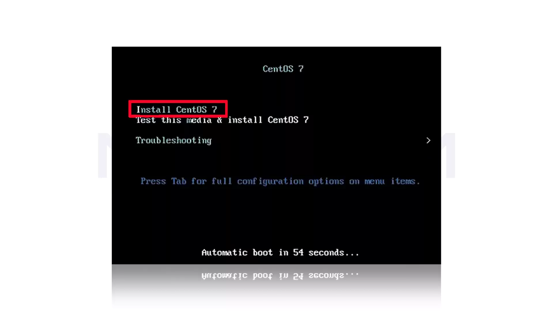 Install CentOS on Dedicated Server: Step 1