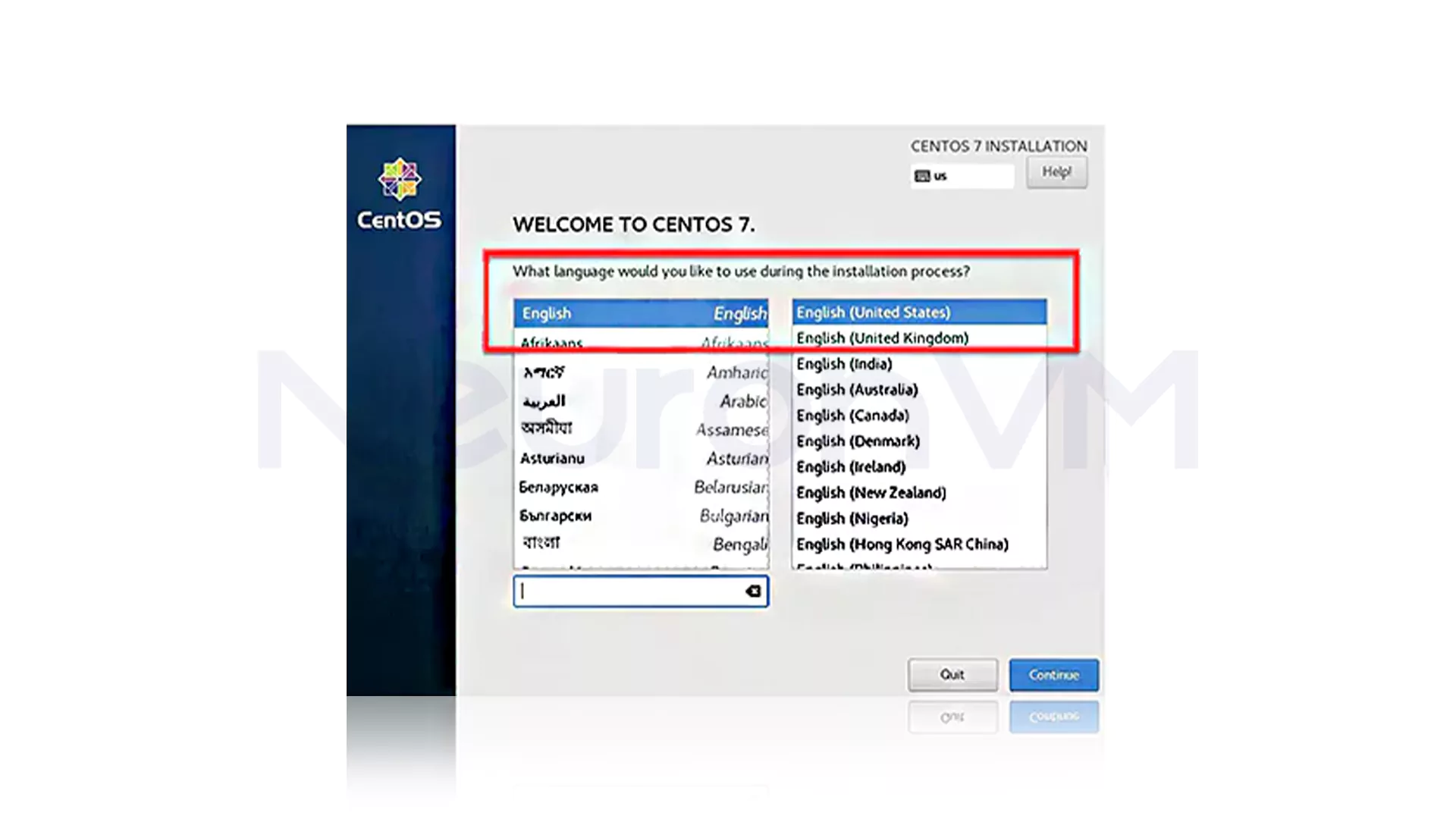 Install CentOS on Dedicated Server: Step 2