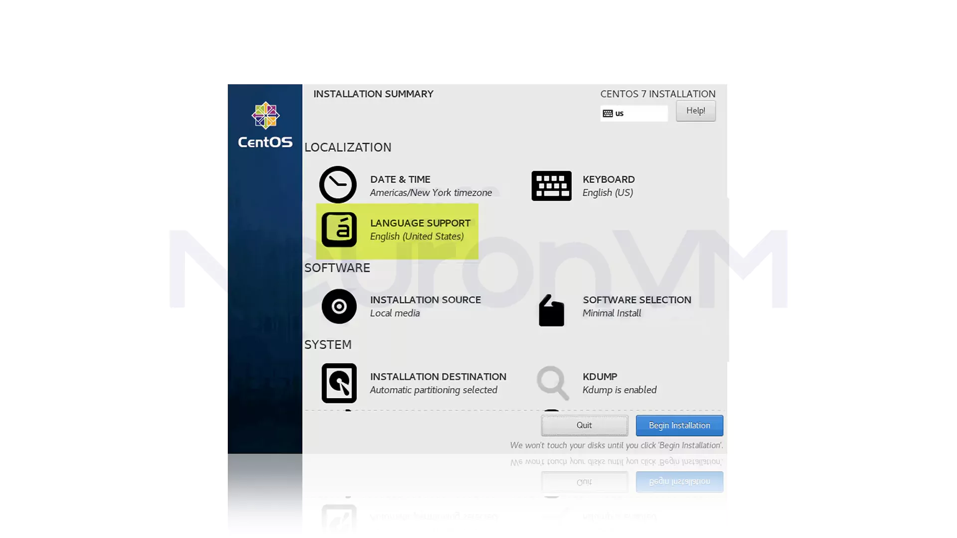 Install CentOS on Dedicated Server: Step 4