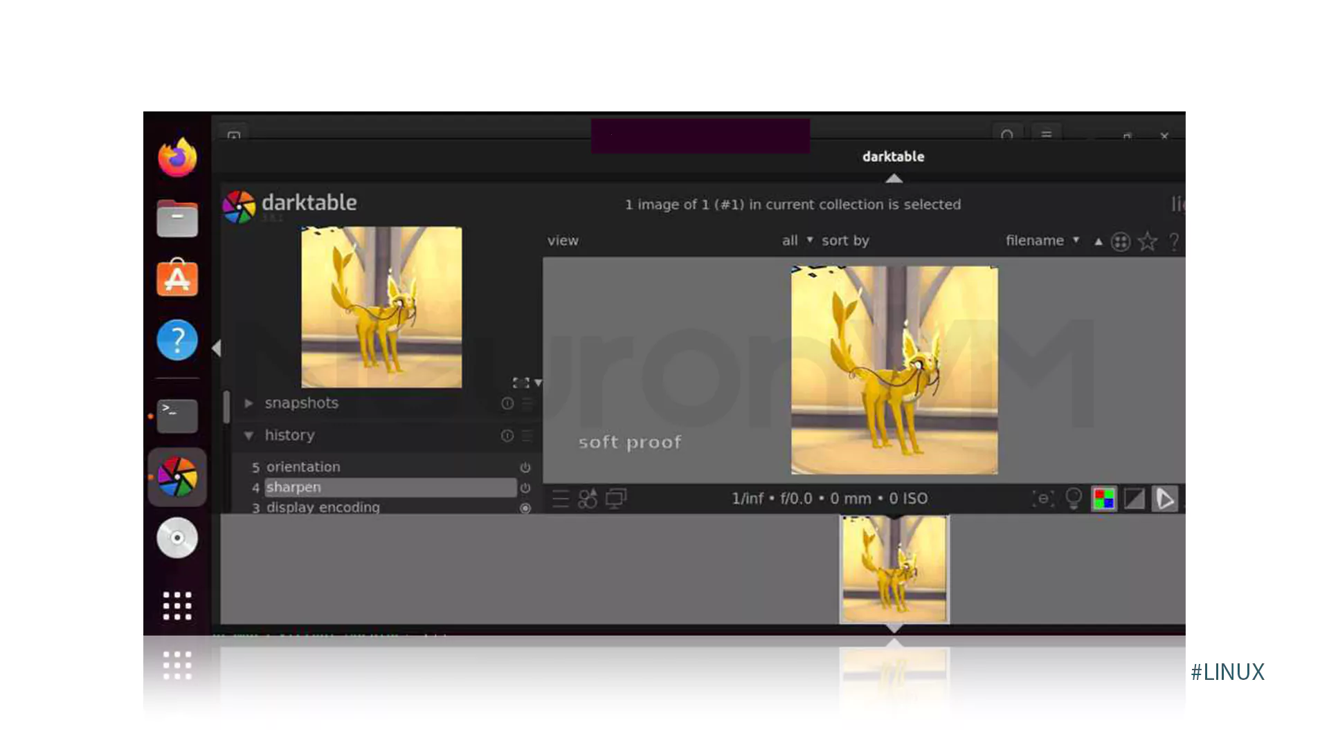 Step-by-step visual guide to installing Darktable on CentOS using Flatpak: Step 4