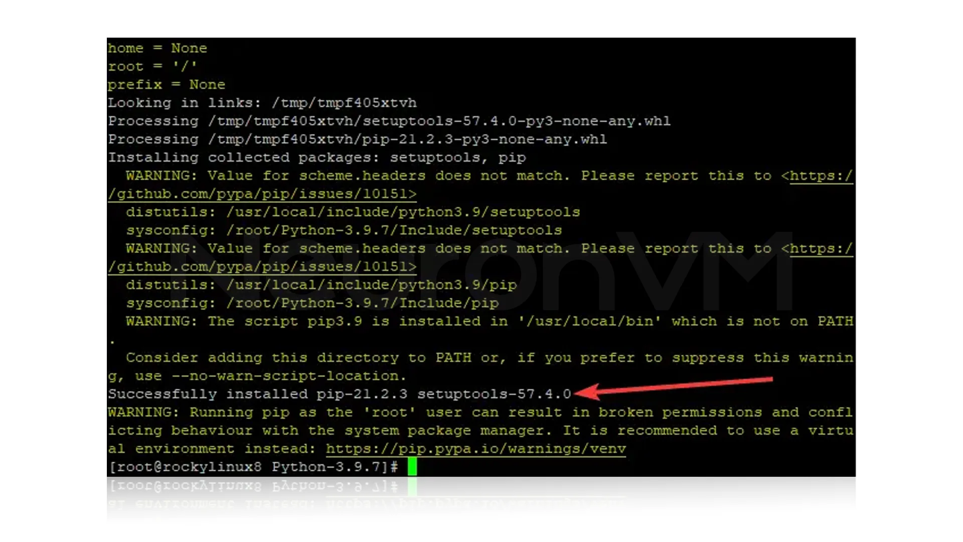  install python on rocky linux