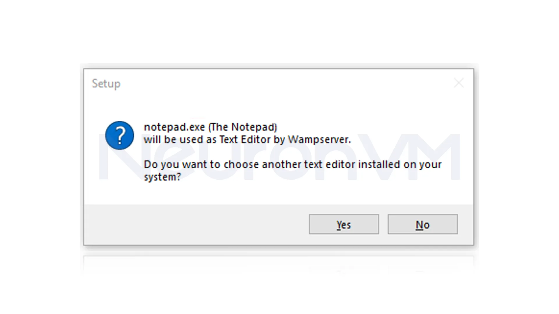Set Default Browser and Editor: