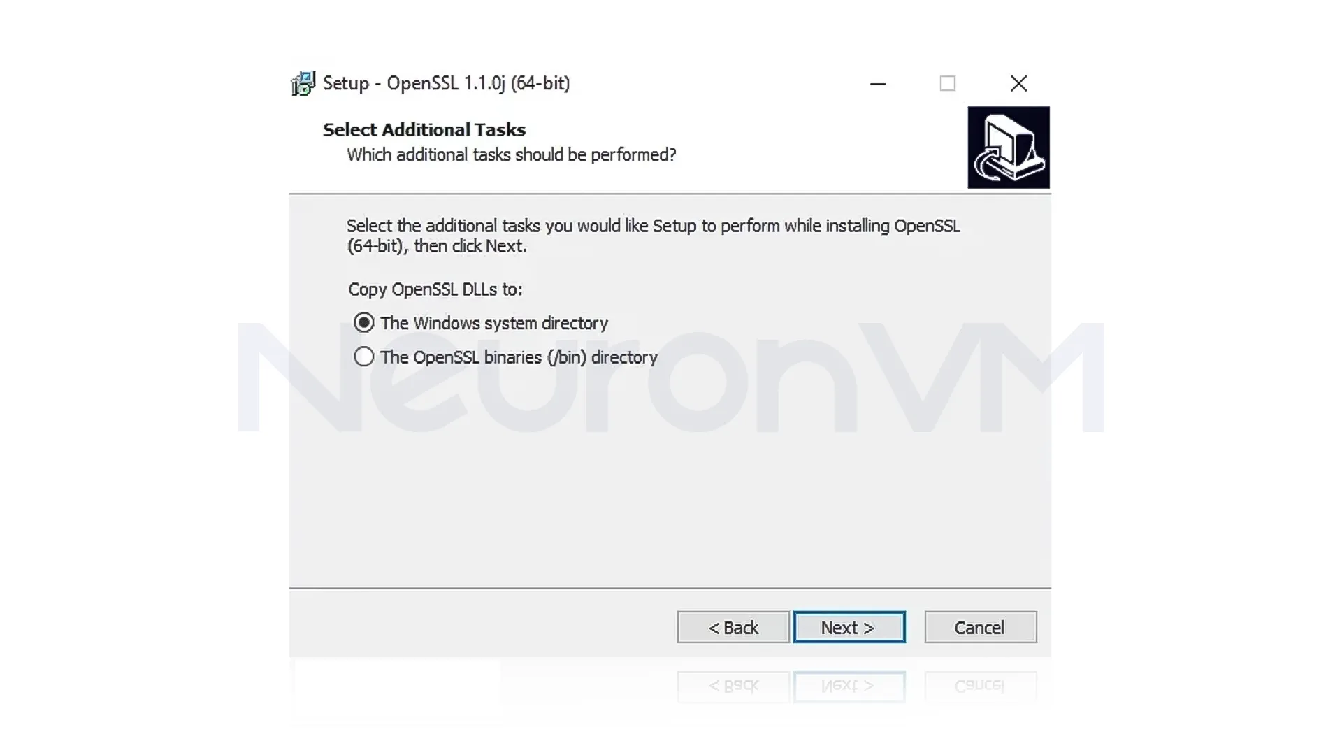 select additional tasks to perform