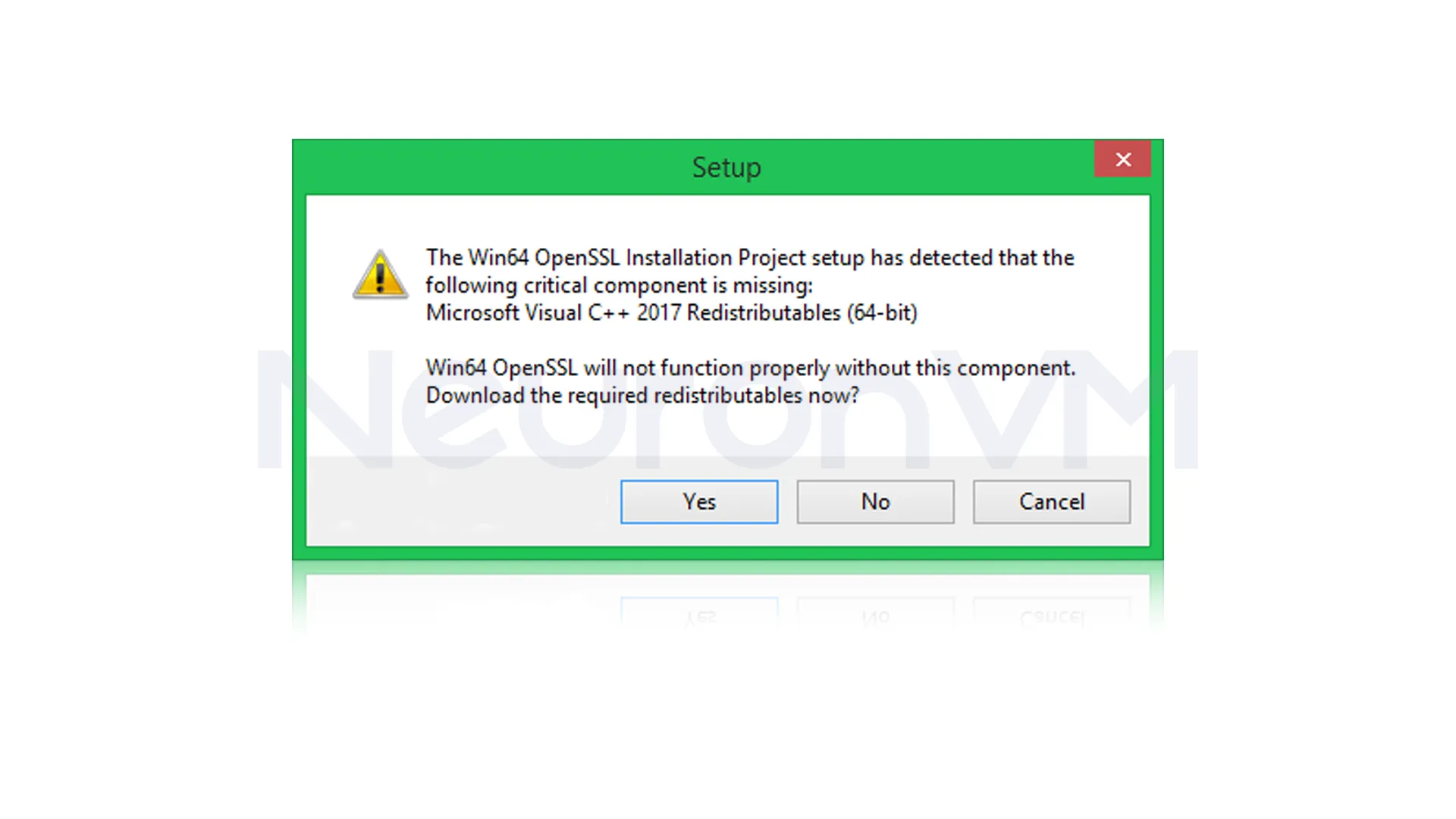 Click ''Yes'' to download and install
