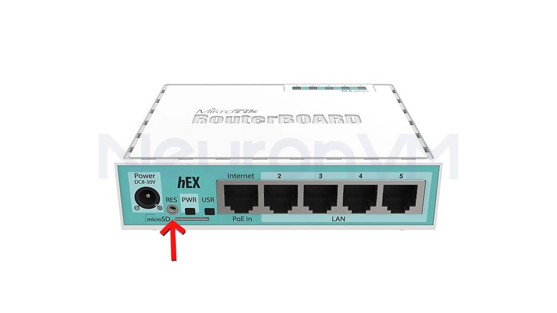 mikrotik router res button