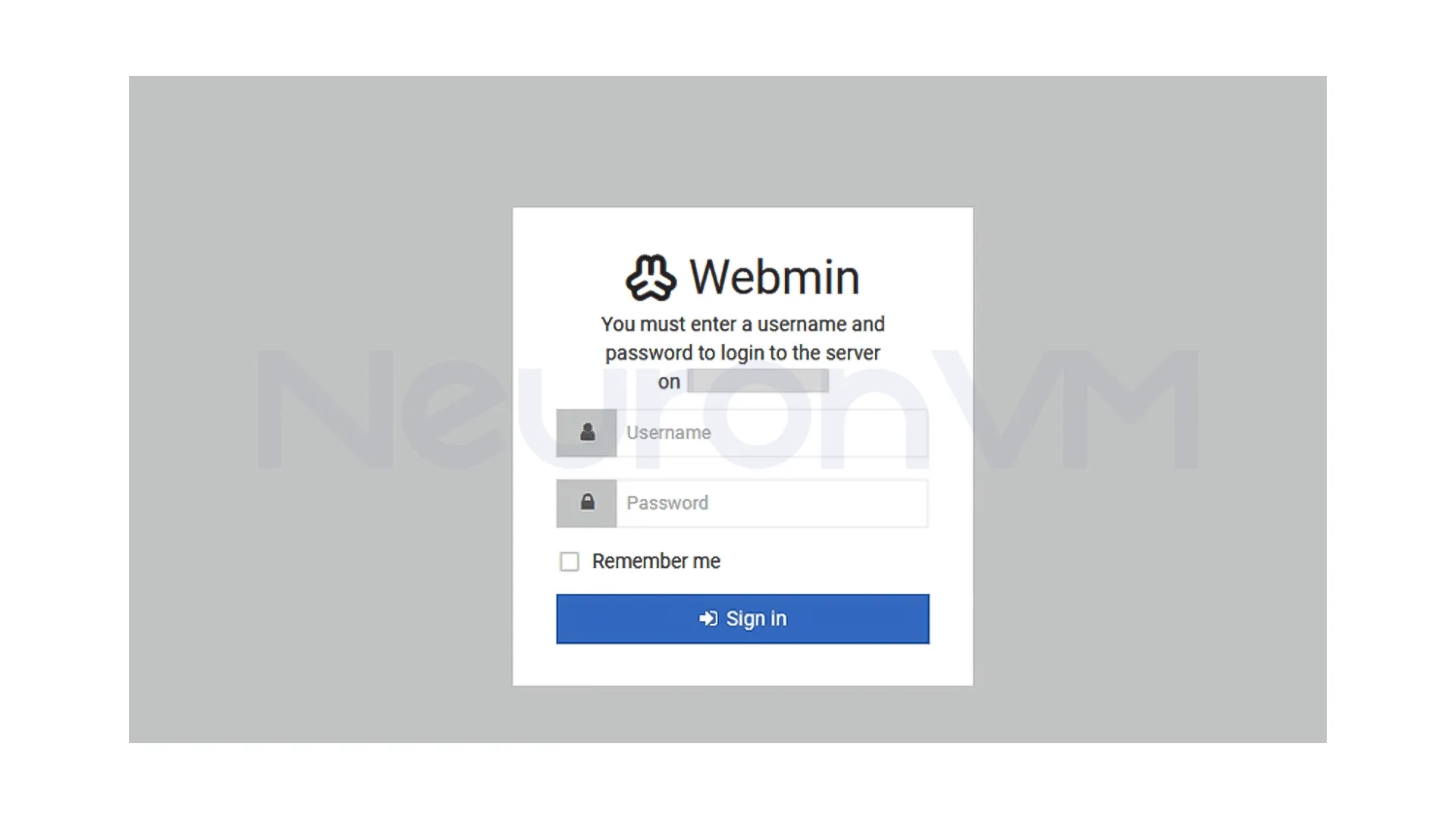 webmain login page
