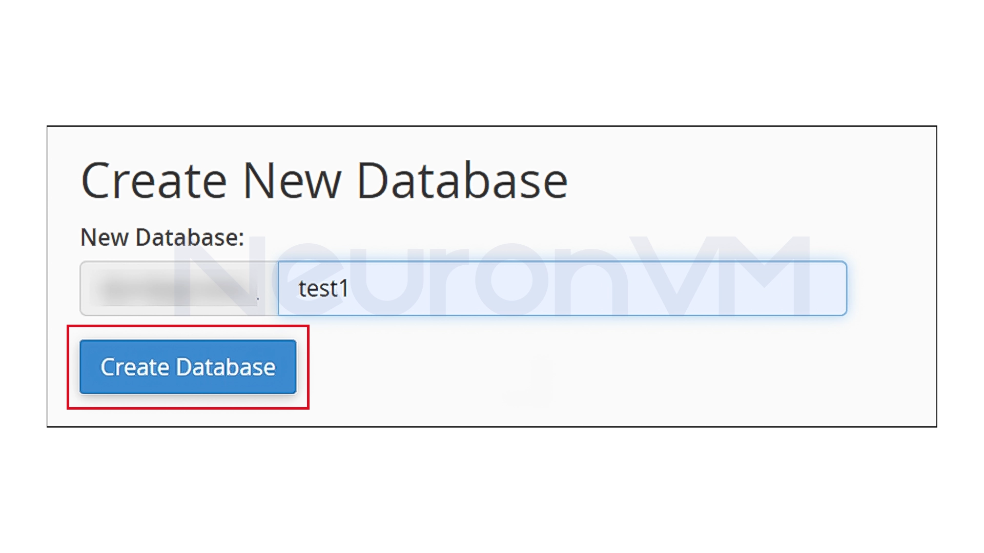 Create Database MySQL